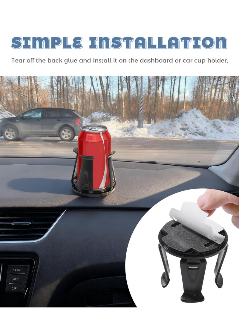 Bukela 2PCS Cup Holder Insert,Car Accessories,Self Adhesive Plastic Car Cup Holder Insert,Cupholder Adapter,Used to Fixing Water Cups and Drinks,Universal for Cars,Sedan,Truck,RVs,SUVs,Etc - Image 5